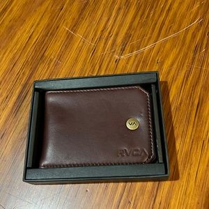 RVCA LEATHER WALLET
